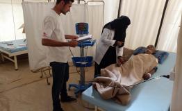 Patient in Ad Dahi emergency room