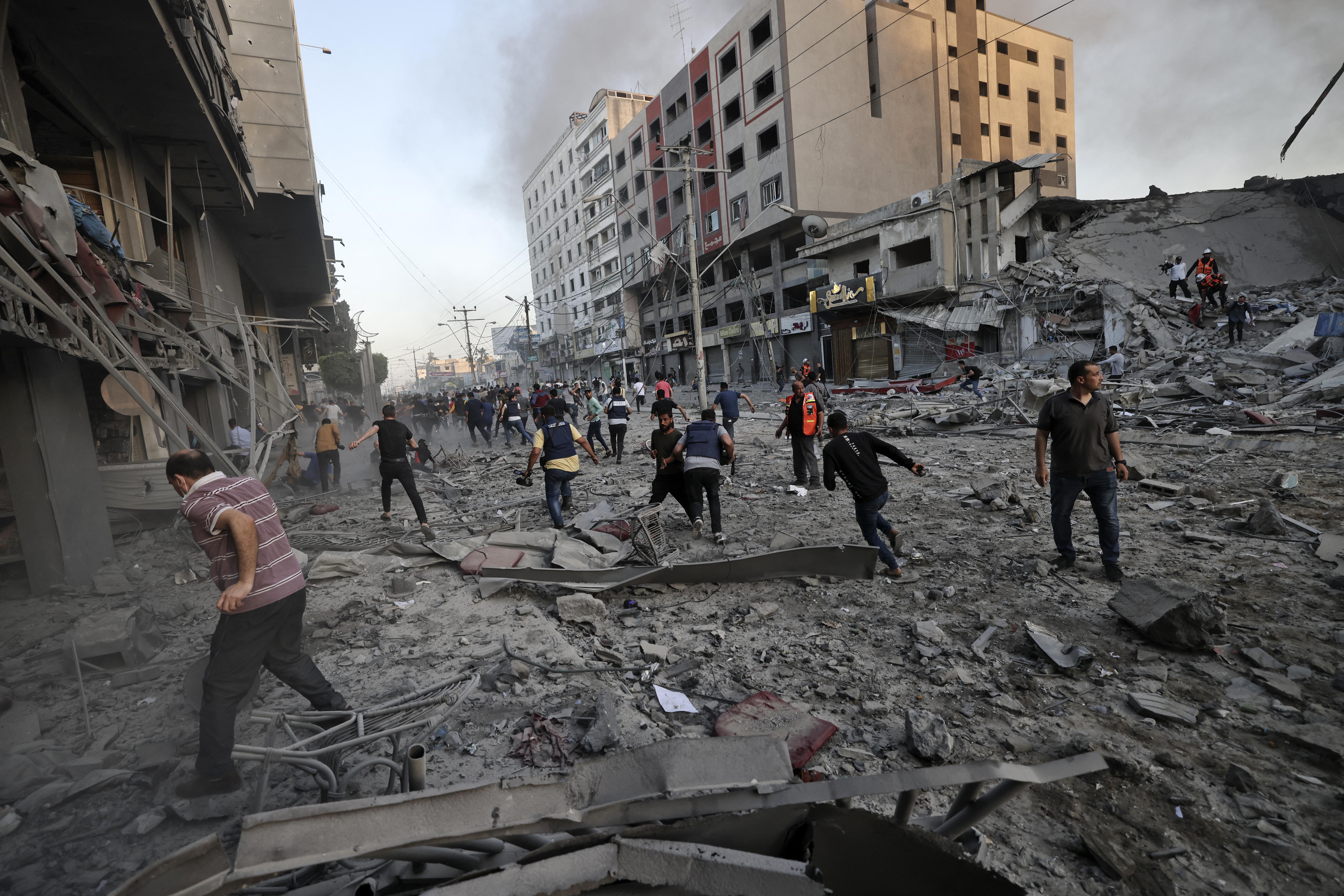Bombing in Gaza, Palestine